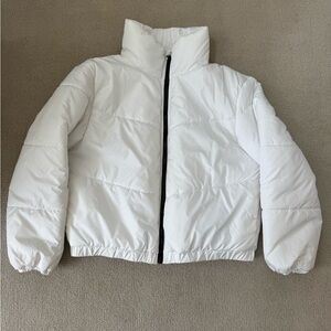 Wild Fable White Puffer Jacket